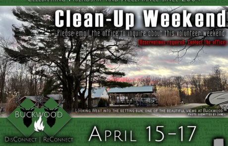 Clean Up Weekend @ Buckwood!