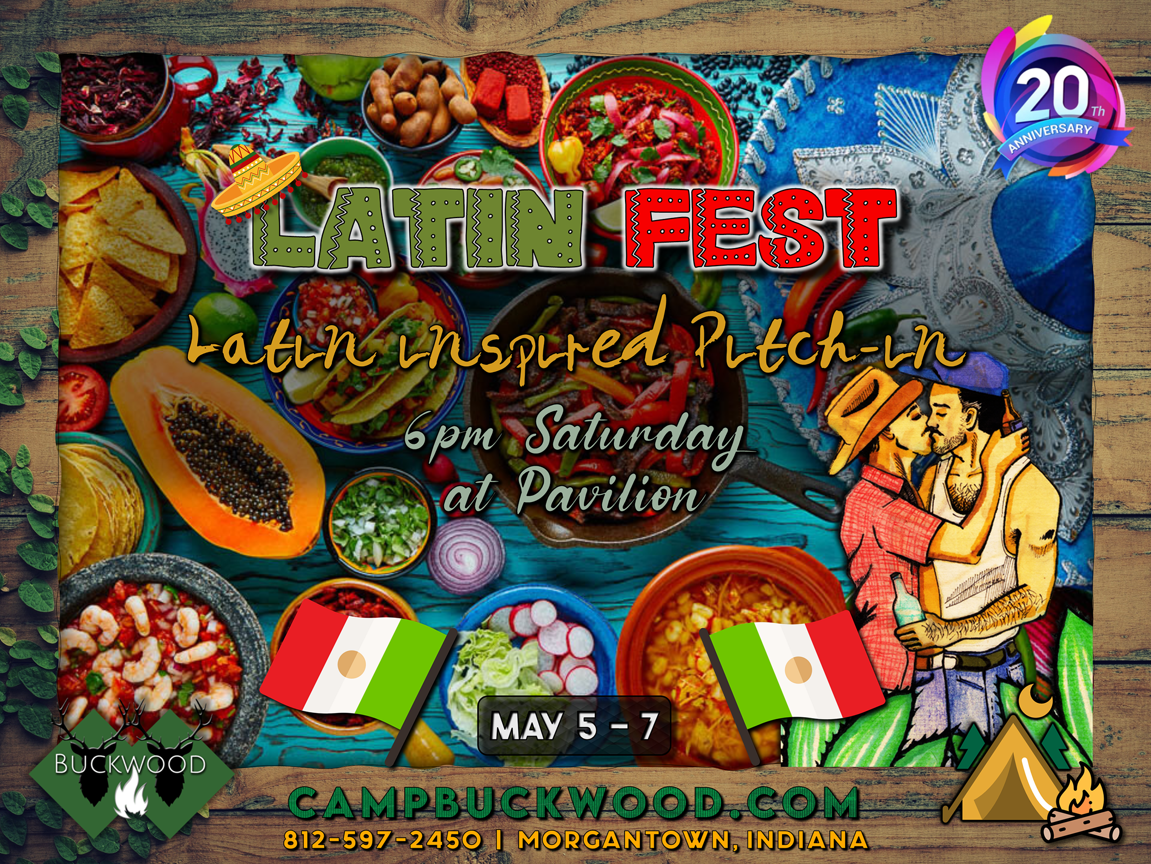 Camp Buckwood 2023 Latin Fest Weekend Event