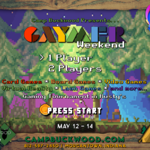 Camp Buckwood 2023 Gaymer Weekend Event