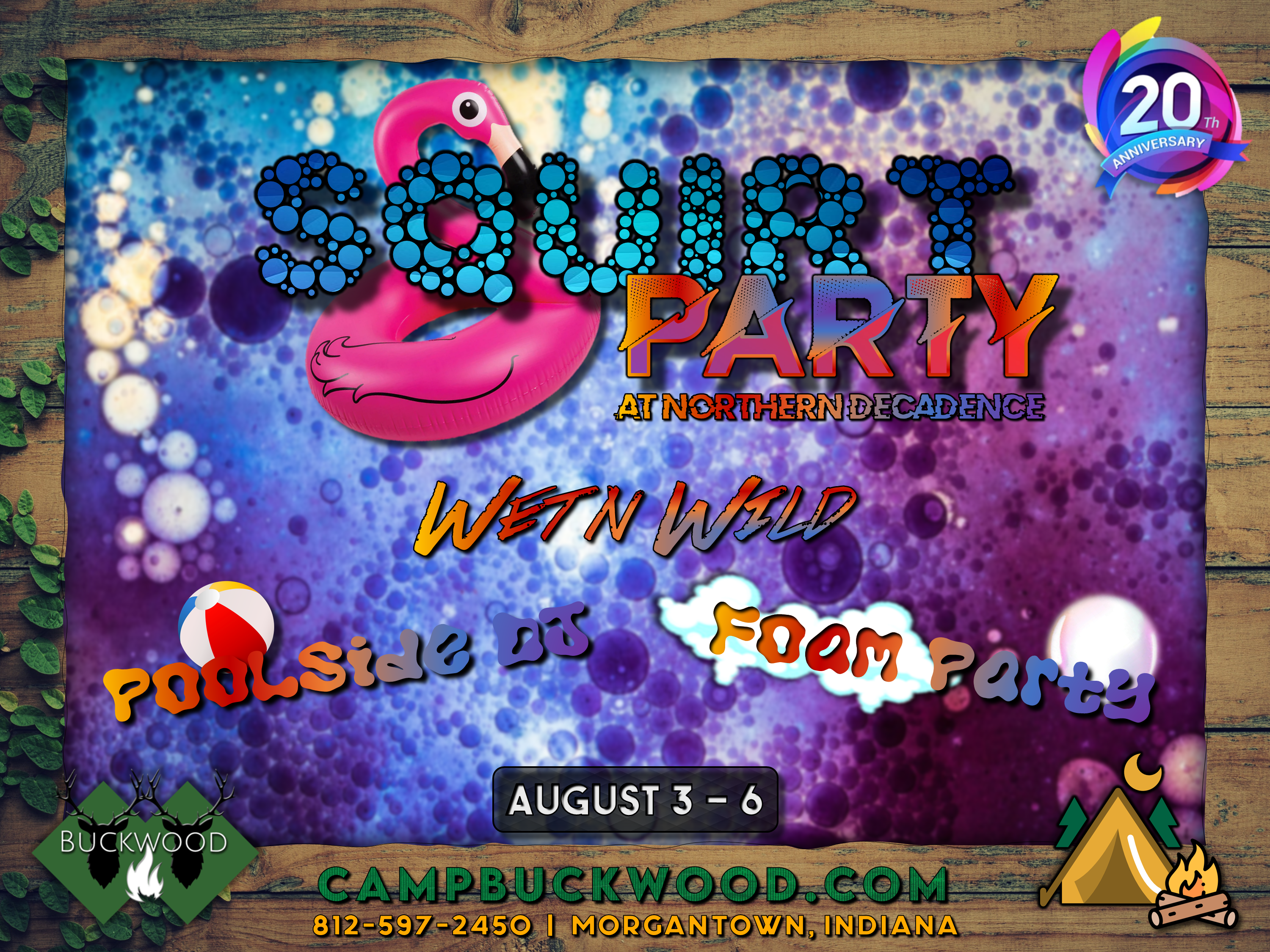 Camp Buckwood 2023 Squirt Party Event