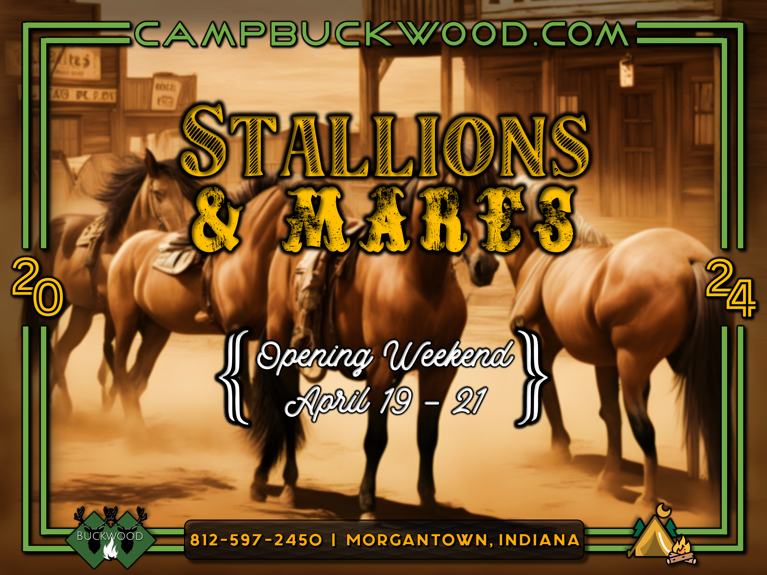 Camp Buckwood Stallions and Mares Event Weekend