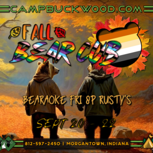 Camp Buckwood 2024 Fall Bear and Cub Event Weekend