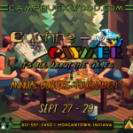 Camp Buckwood 2024 Euchre and Gaymer Event Weekend